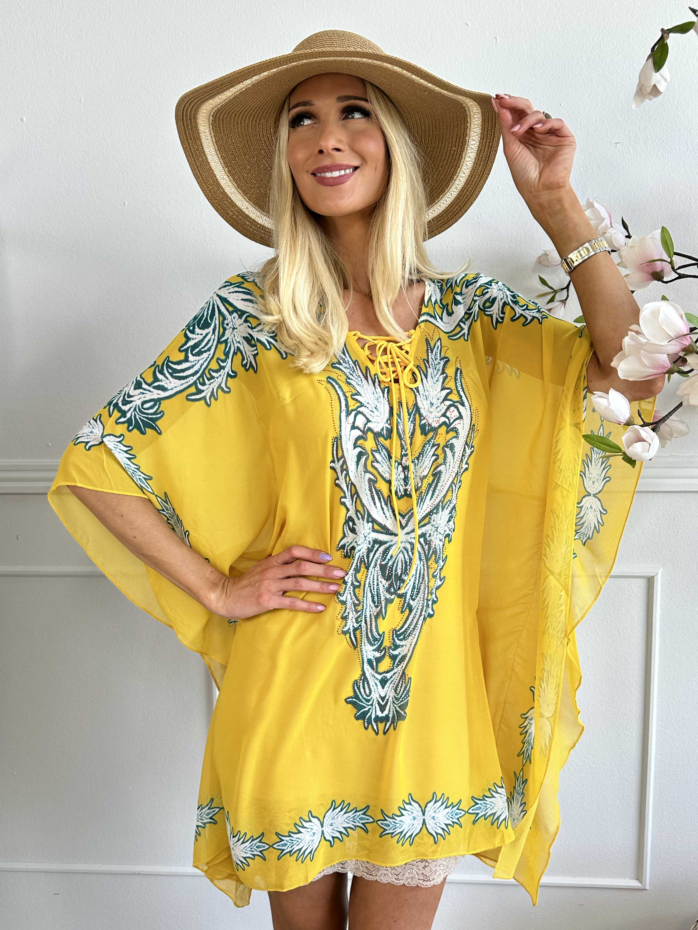 Josefina - Semitransparent tunika med snøre